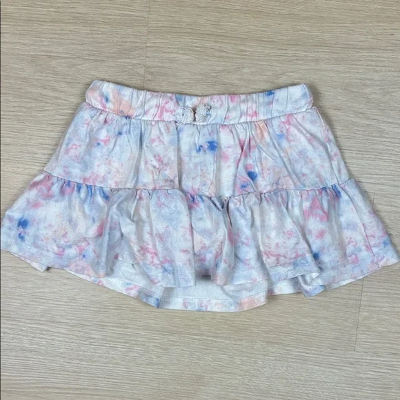 Cat & Jack Pastel Tie-Dye Skater Skirt Skort 4/5 - Picture 1 of 6